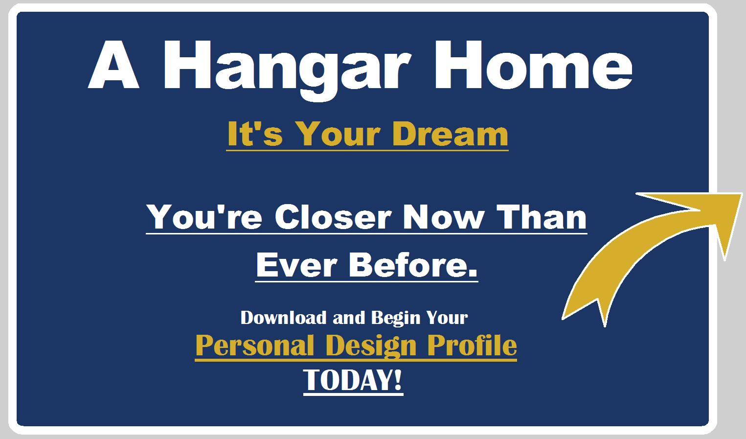 Hangar Home Designer. It takes one to know one. Airport Home Designer.